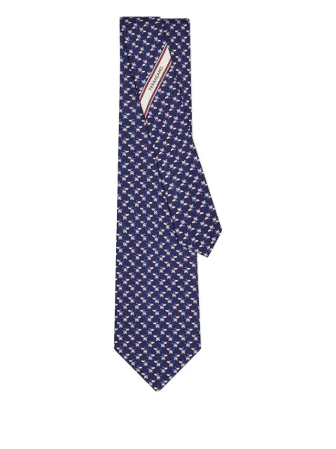 Ferragamo printed silk tie