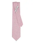 Ferragamo patterned silk tie - Pink