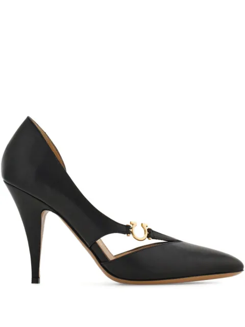 Ferragamo 95mm Gancini pumps