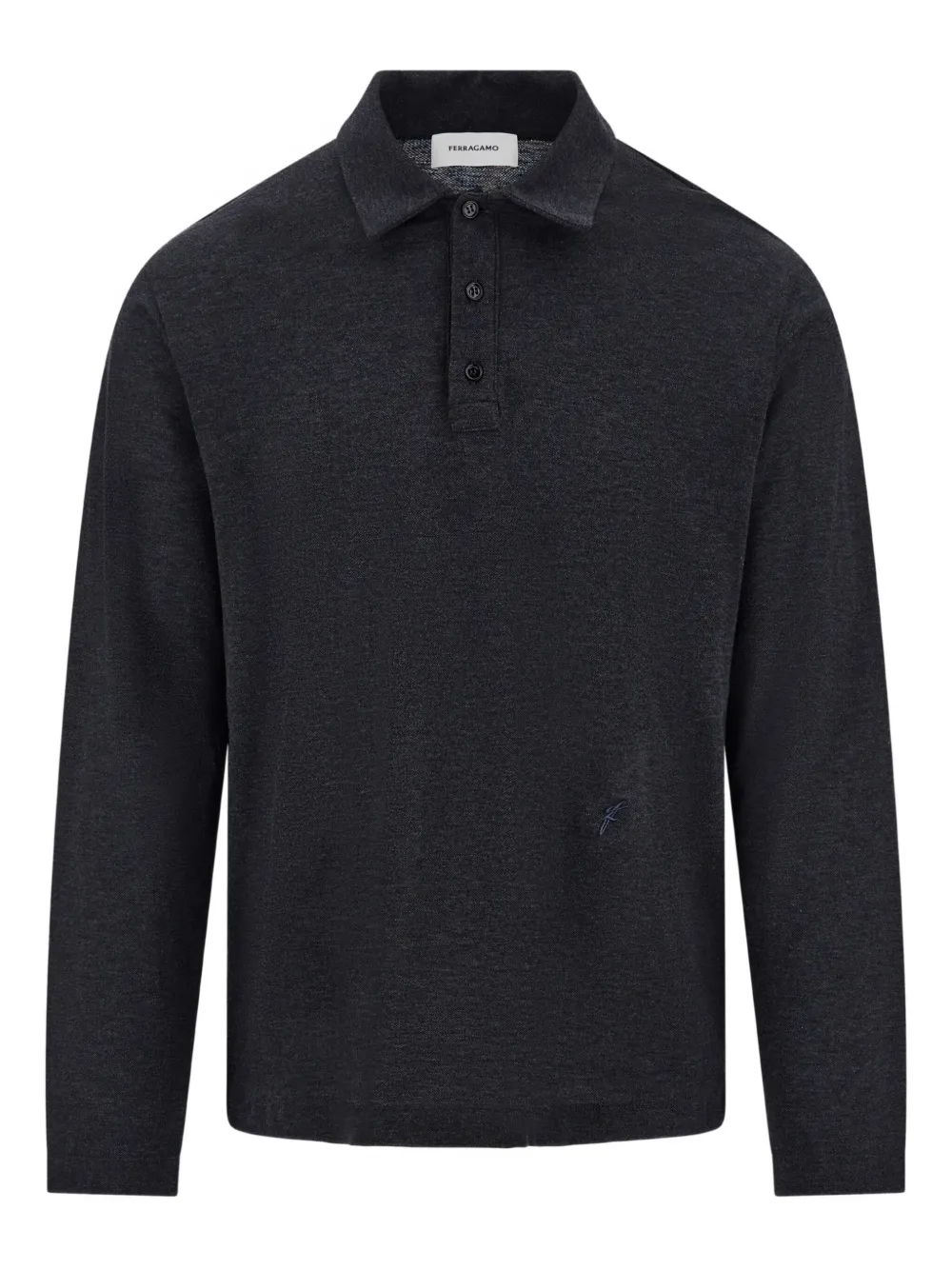 long-sleeve polo shirt