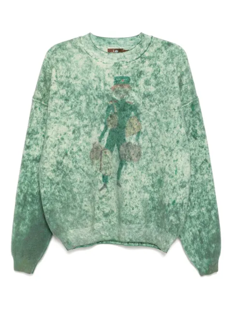 Stain Shade graphic-print jumper