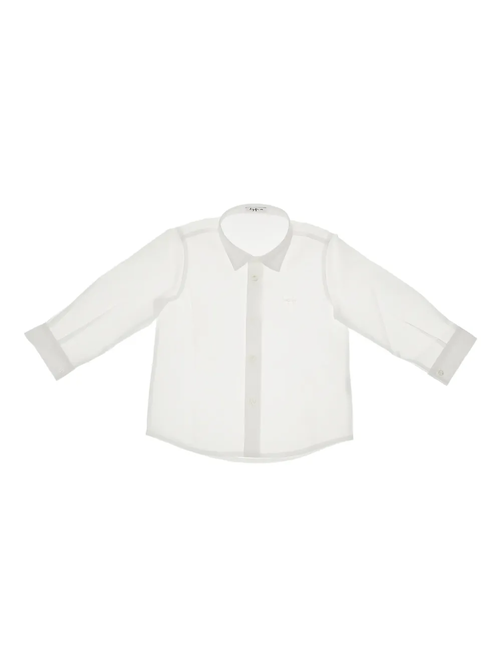 Il Gufo Popeline shirt Wit