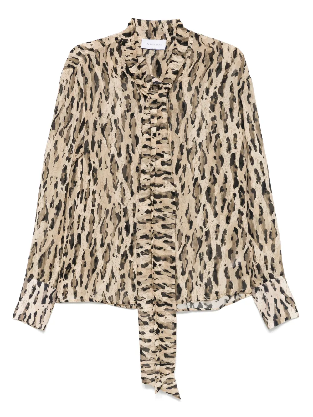 THE NINA STUDIO leopard-print shirt | Neutrals | Image 1