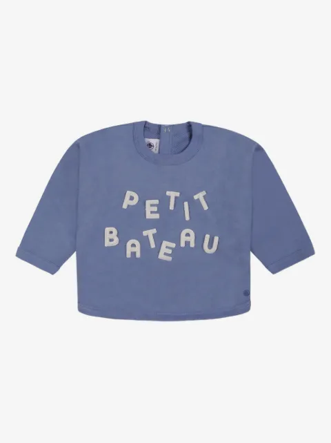 Petit Bateau playera con aplique del logo