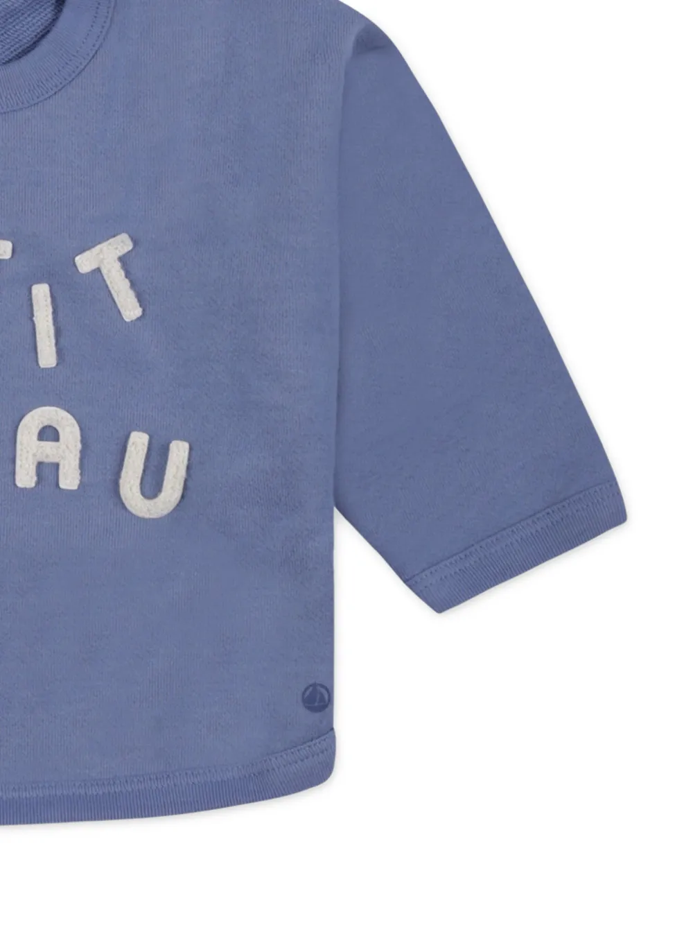 Petit Bateau T-shirt met logopatch Blauw
