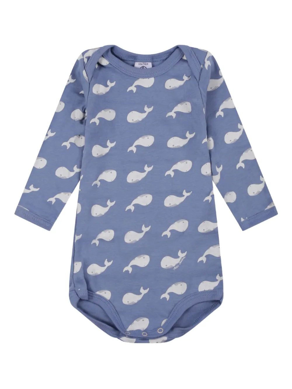 Petit Bateau Drie rompers van biologisch katoen Beige