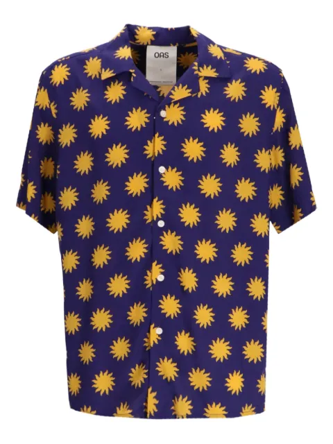 OAS Company camisa manga corta con estampado floral
