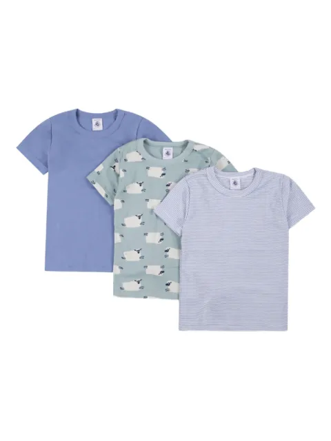 Petit Bateau printed T-shirt (pack of three)