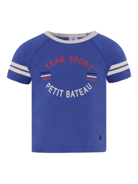 Petit Bateau Camiseta com estampa de slogan