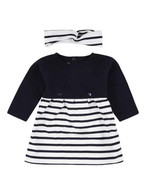 Petit Bateau Langärmeliges Kleid aus Schlauchtstrick