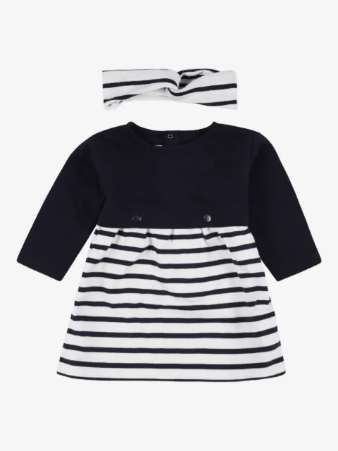 Petit Bateau ロングスリーブ チューブニットドレス