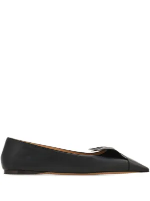 Ferragamo Viva Ballet Flat Shoes | Blue | FARFETCH