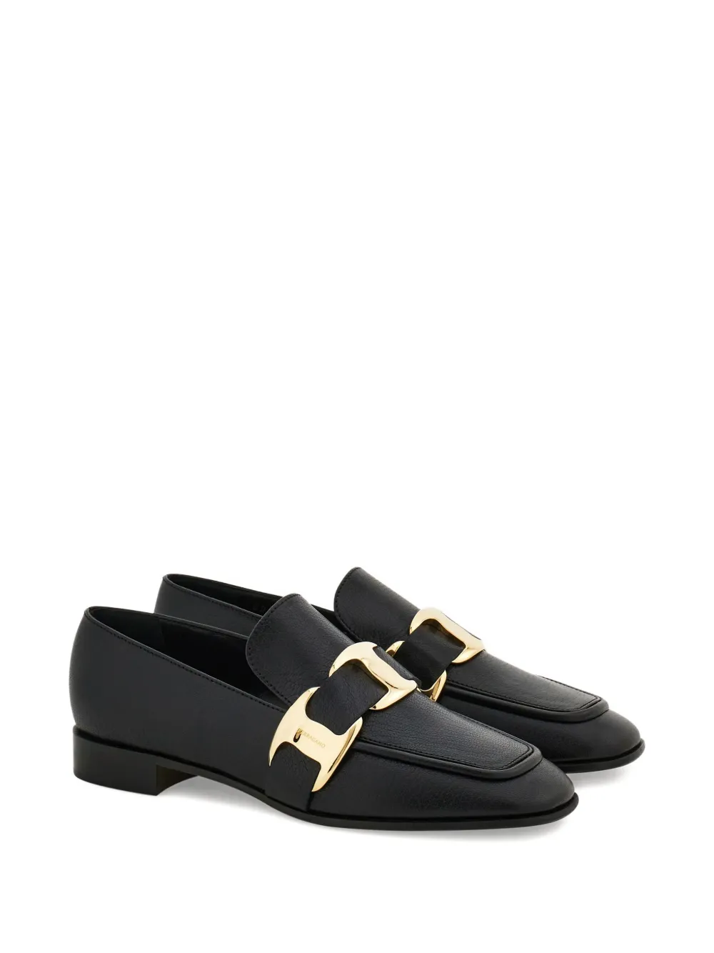 Ferragamo Vara leren loafers - Zwart