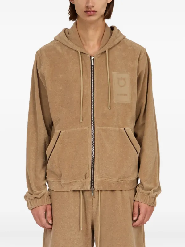 フェラガモ　パーカー Ferragamo Monogram パーカー | ニュートラル | FARFETCH JP