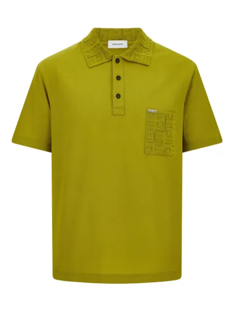 Ferragamo playera tipo polo con motivo Gancini