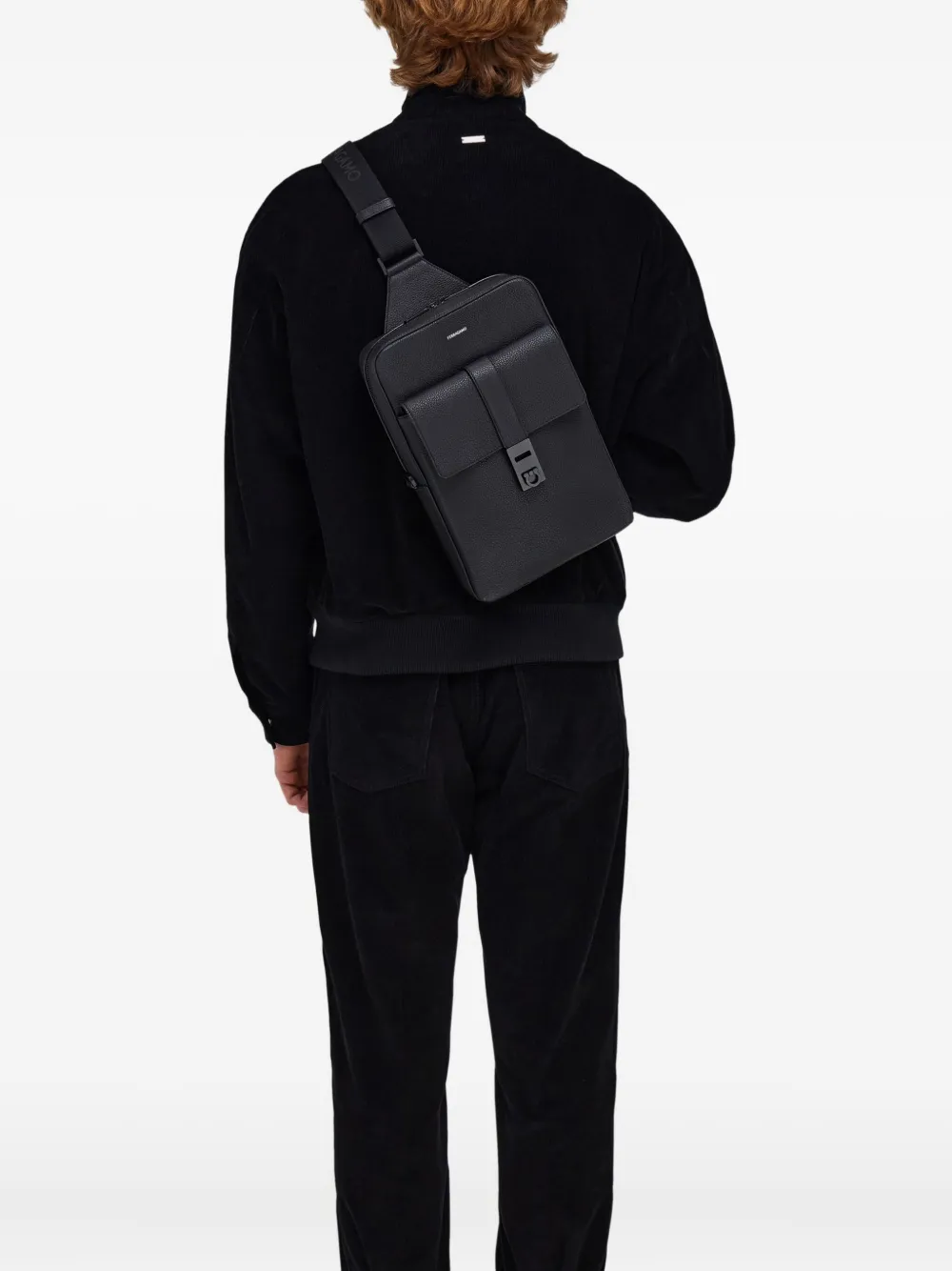 Ferragamo Slingbag messenger bag - Zwart