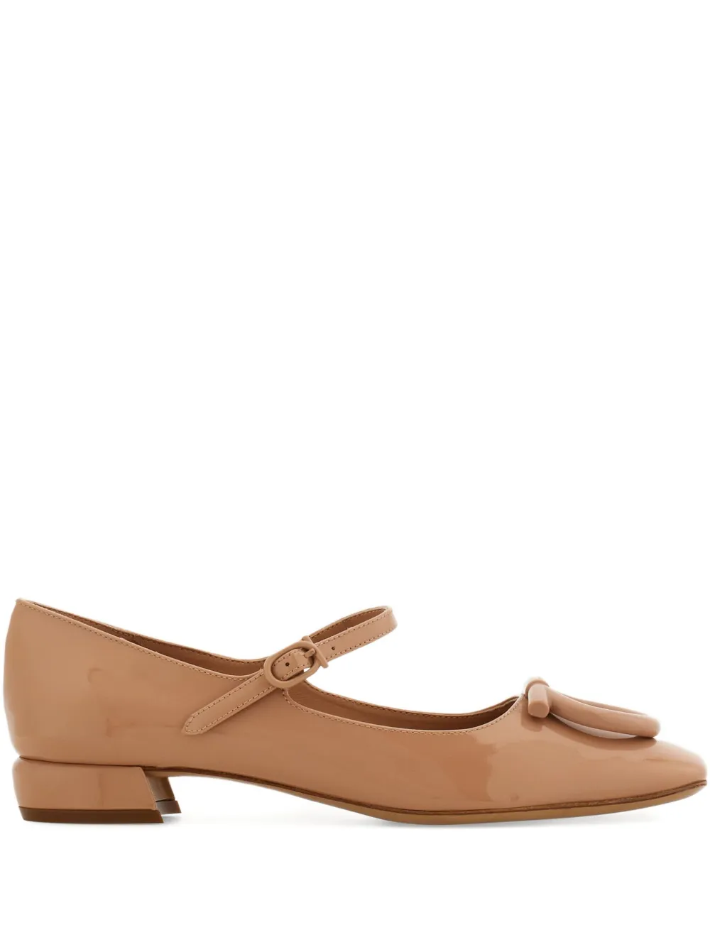 Ferragamo 20mm Maxi Gancini Mary Jane pumps Neutrals