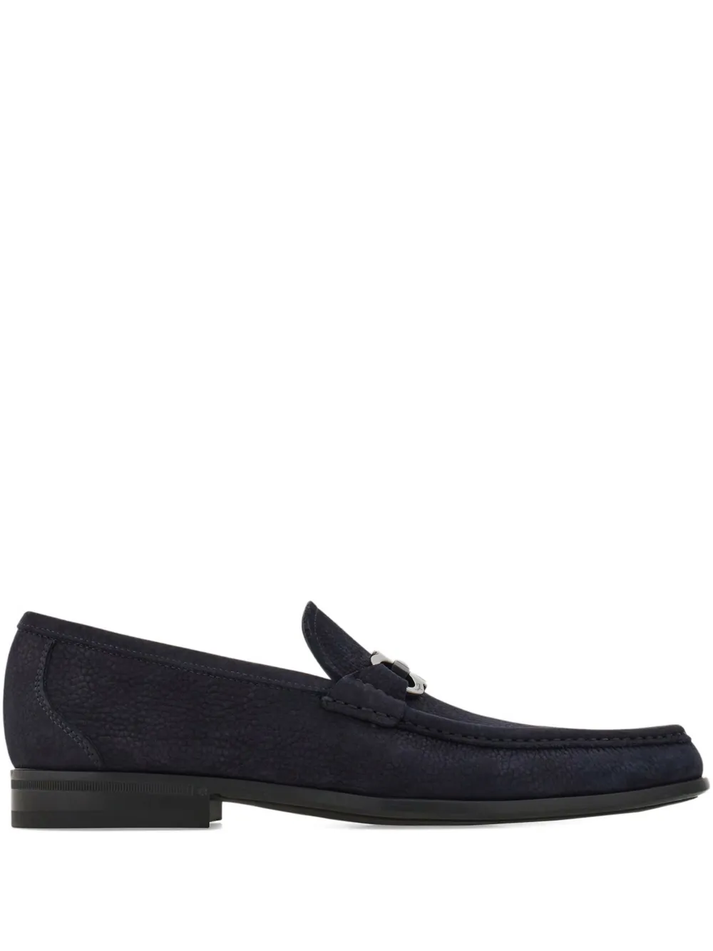 Ferragamo Gancini-buckle loafers Blue