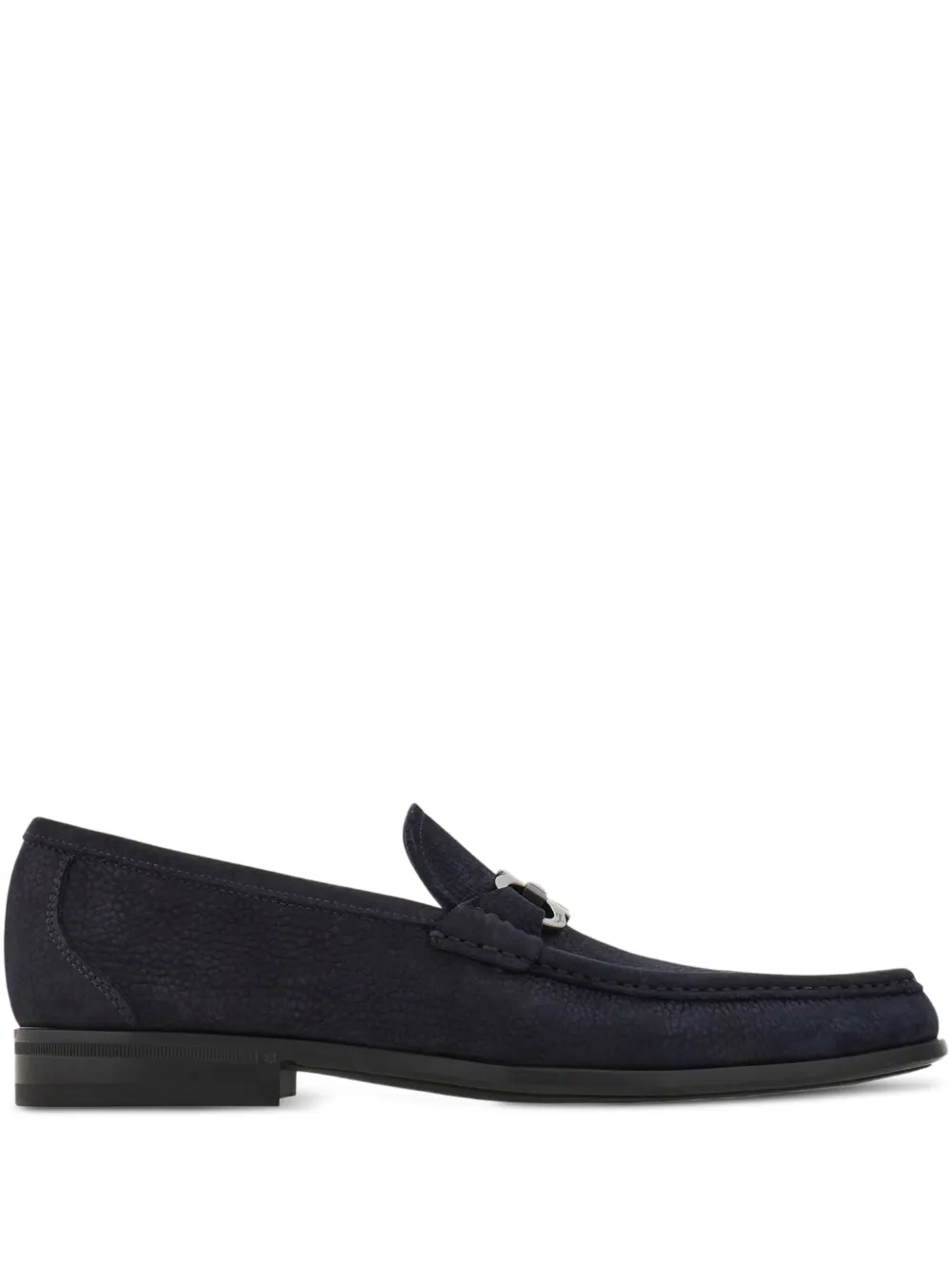 Ferragamo Gancini-buckle loafers Blue