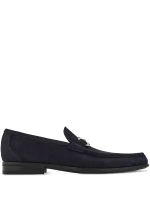 Ferragamo スエード ローファー | グレー | FARFETCH JP