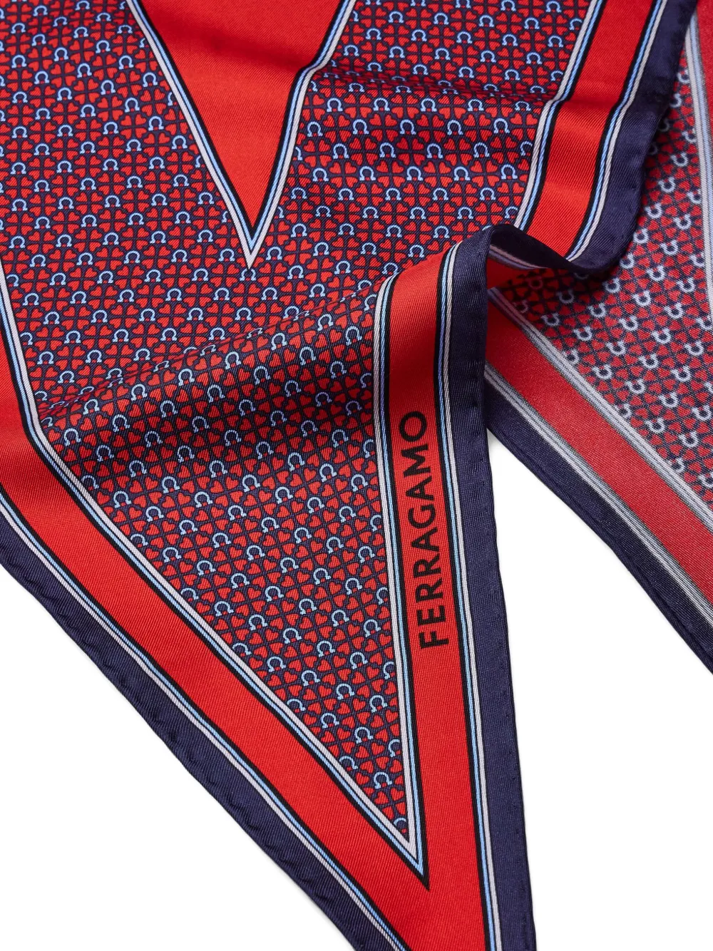 Ferragamo geometric-patterned silk scarf | Image 2