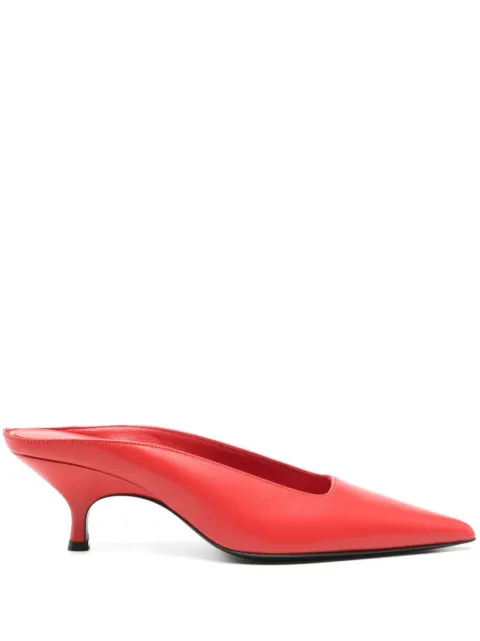 GIABORGHINI mules Thea con tacón de 65mm en colaboración con The Garment