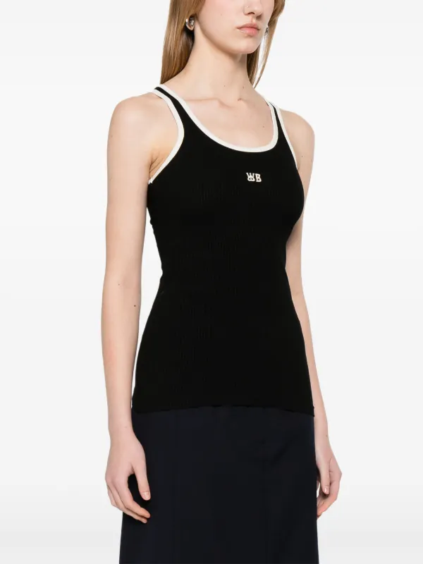 Wales Bonner Sonic Tank Top | Black | FARFETCH