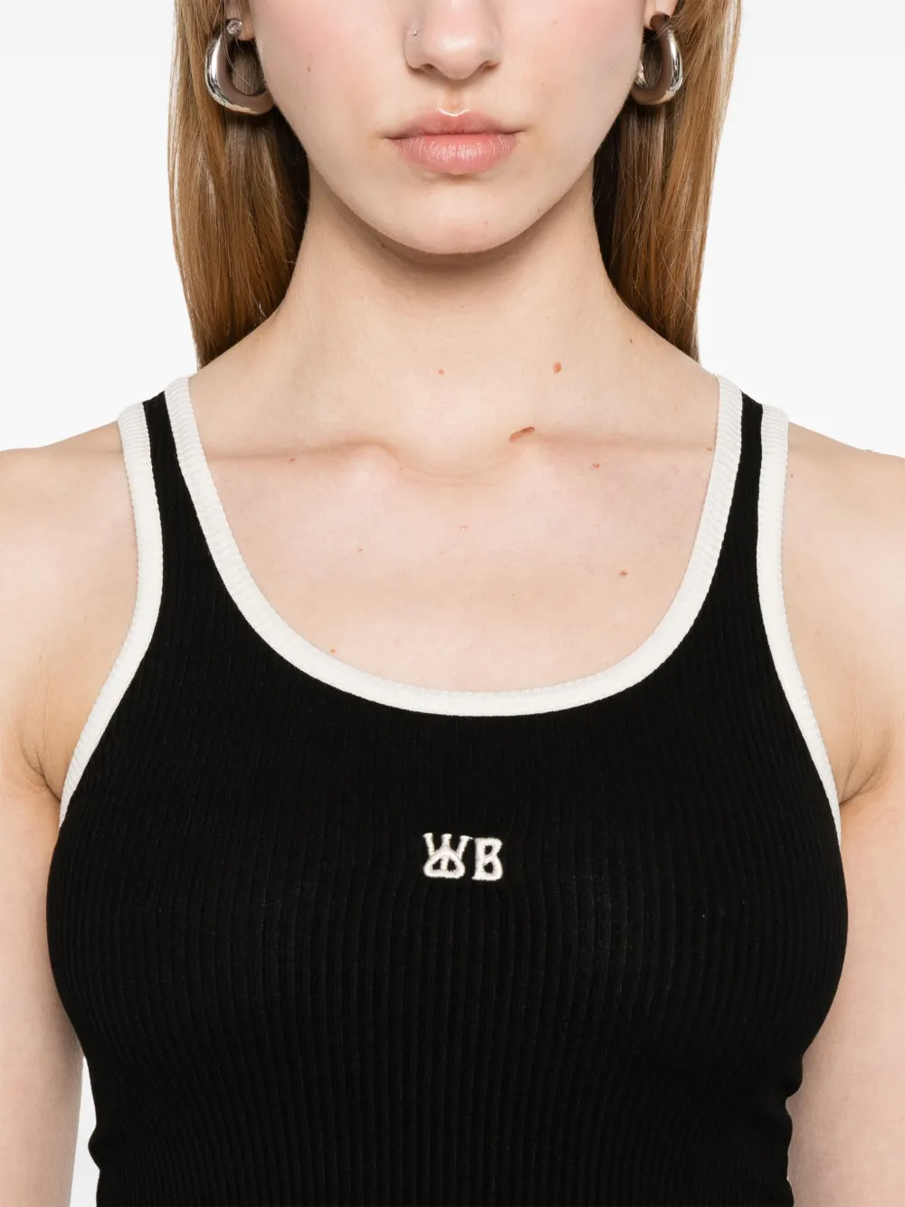 Wales Bonner Sonic tanktop Zwart