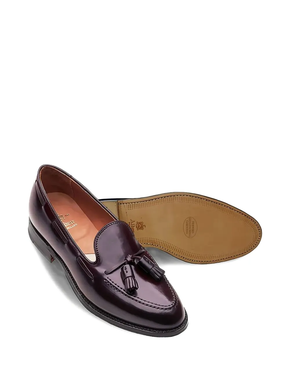 Alden tassel loafer - Bruin