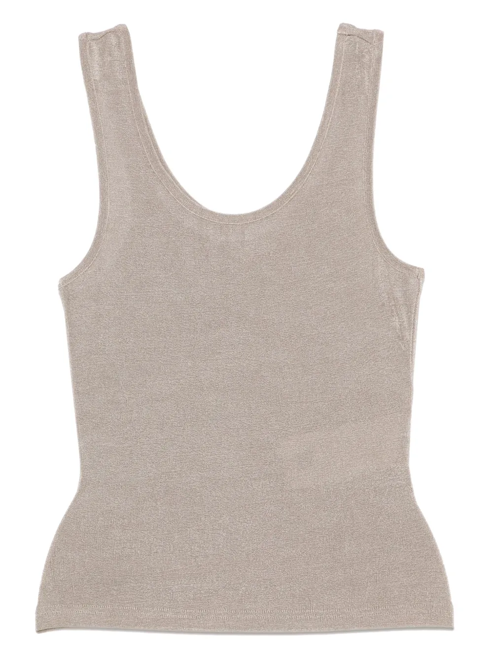 AMI Paris Tanktop met ringlets en logo Grijs