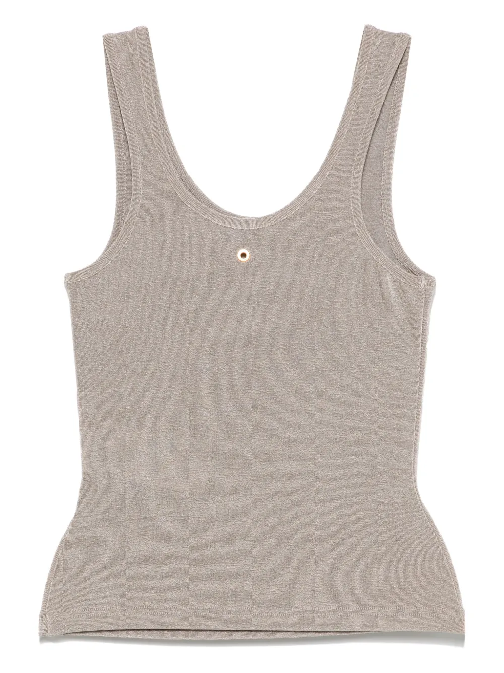AMI Paris Tanktop met ringlets en logo Grijs