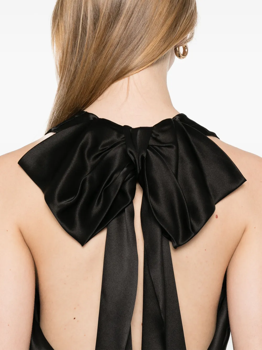 Simone Rocha Zijden blouse Zwart