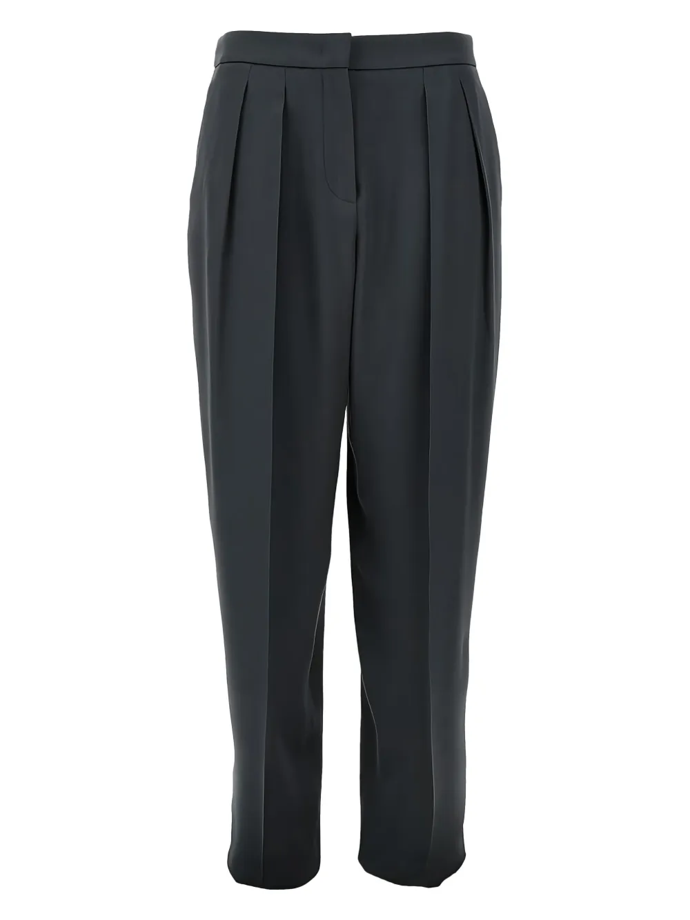 pleat-detail trousers