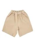 Il Gufo cotton-blend short - Neutrals