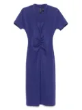 MARCCAIN gathered midi dress - Purple