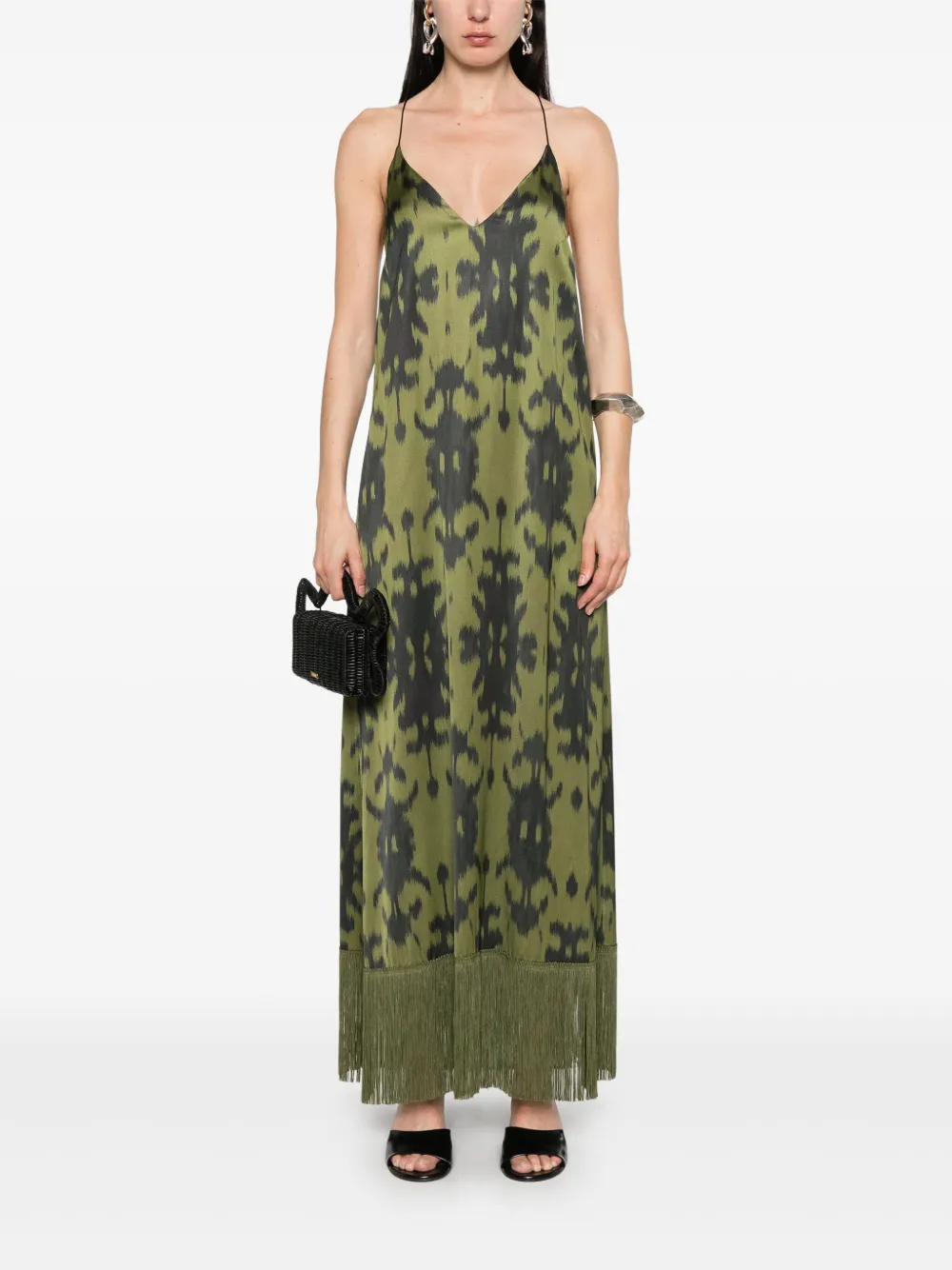 THE NINA STUDIO Athena maxi-jurk - Groen