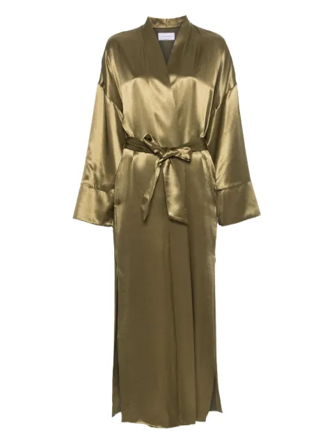 THE NINA STUDIO satin coat