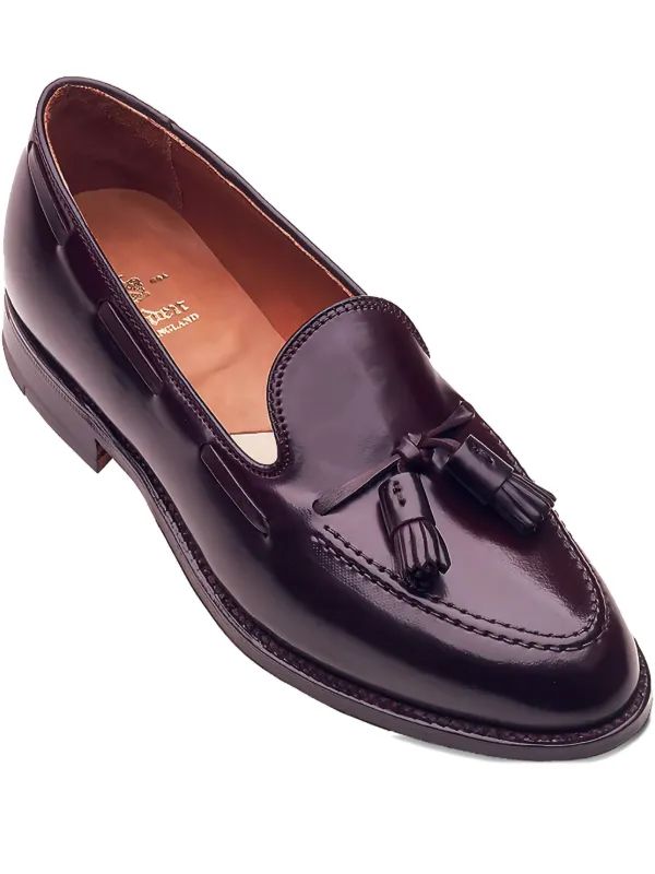 Alden タッセル レザーローファー | レッド | FARFETCH JP