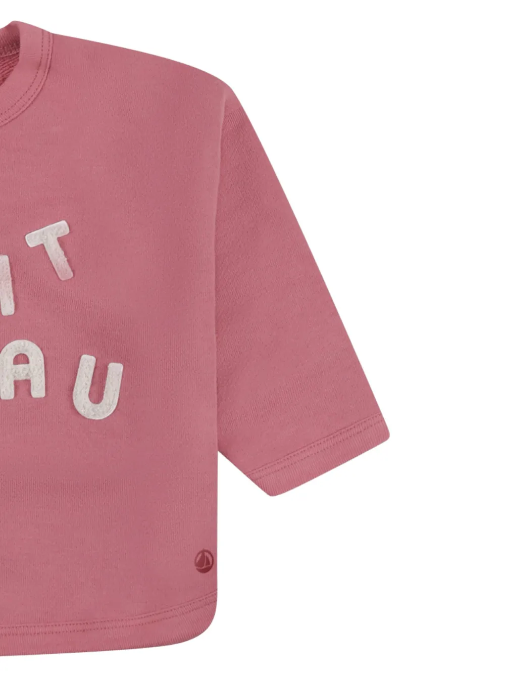 Petit Bateau Fleece sweater Roze