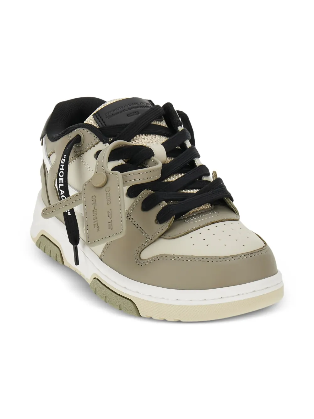 Off-White Kids Sneakers Ou OLIVE GREEN LIGHT BROWN