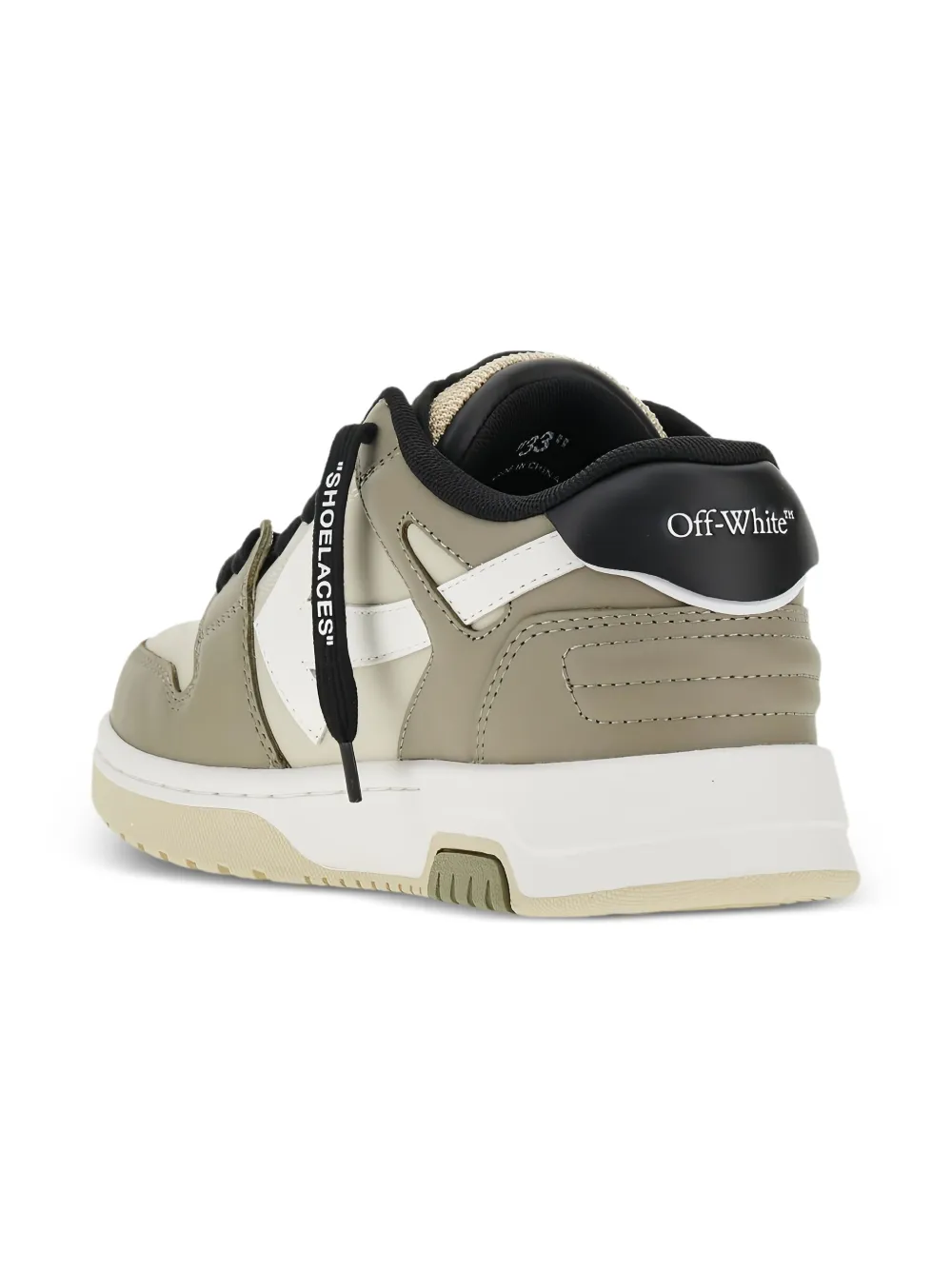 Off-White Kids Sneakers Ou OLIVE GREEN LIGHT BROWN