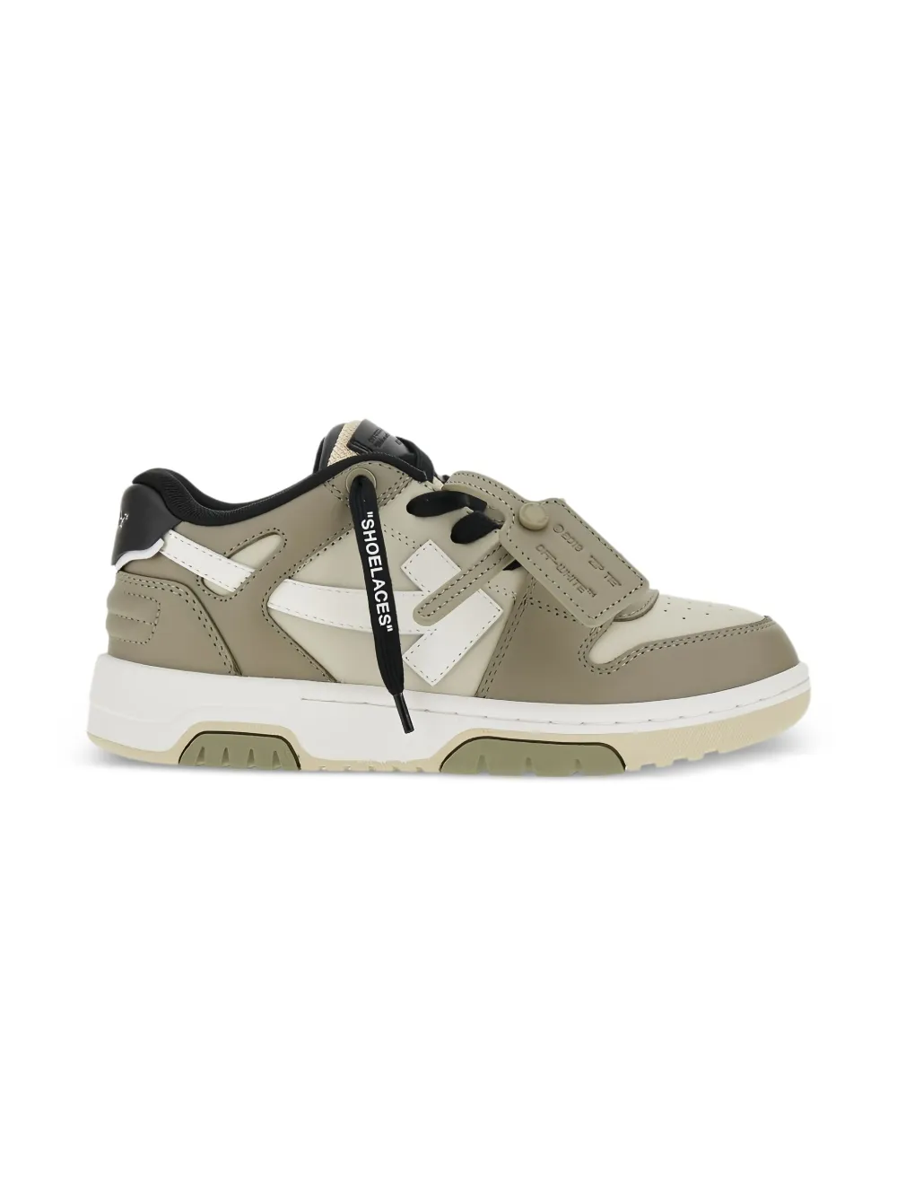 Off-White Kids Sneakers Ou OLIVE GREEN LIGHT BROWN