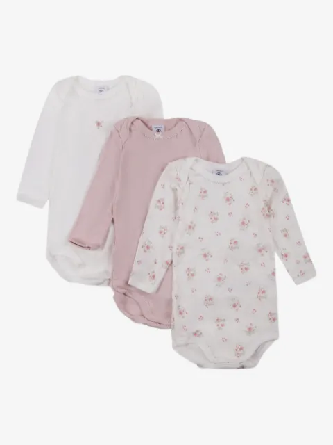 Petit Bateau Body in cotone biologico (3 pezzi)