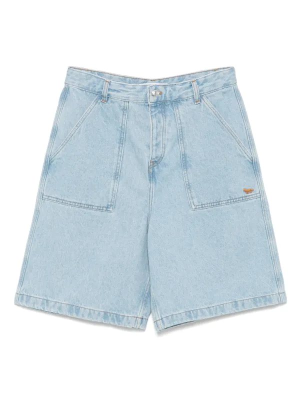 Maison Kitsuné デニムショーツ | ブルー | FARFETCH JP