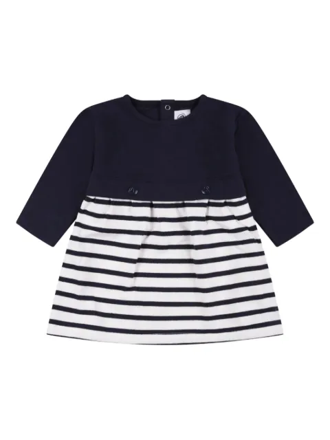 Petit Bateau Langärmeliges Kleid aus Schlauchtstrick