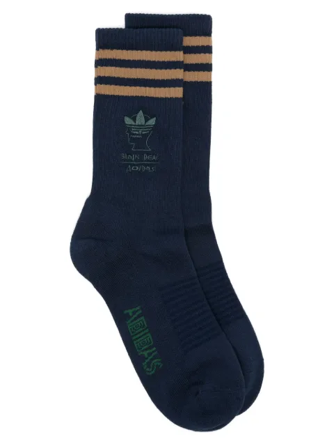 adidas calcetines con logo bordado de adidasx Brain Dead
