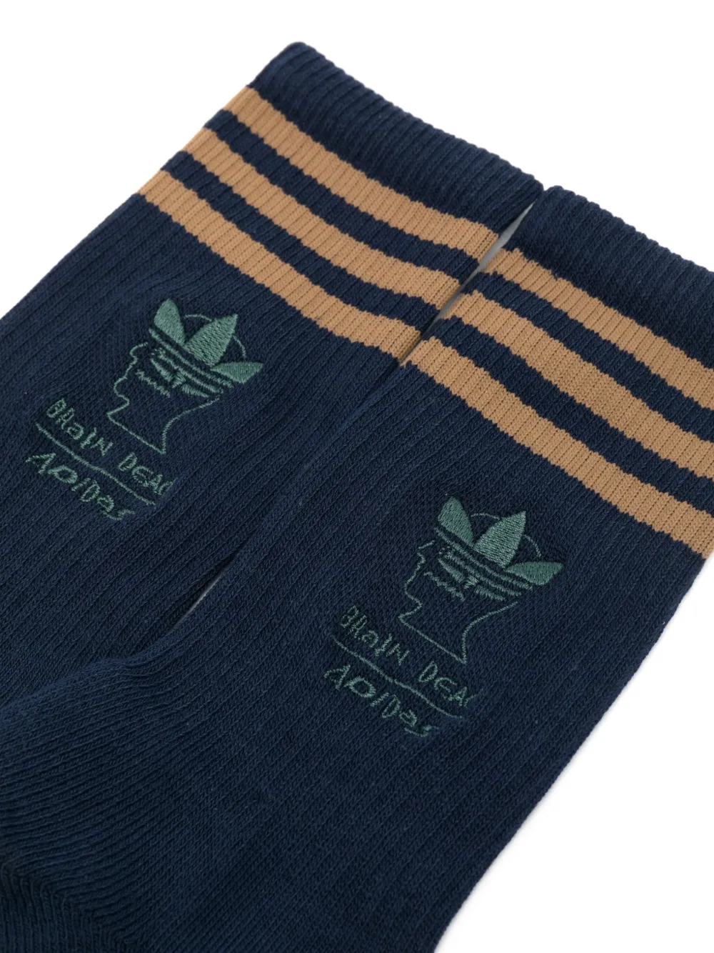 adidas x Brain Dead logo-embroidered socks | Image 2