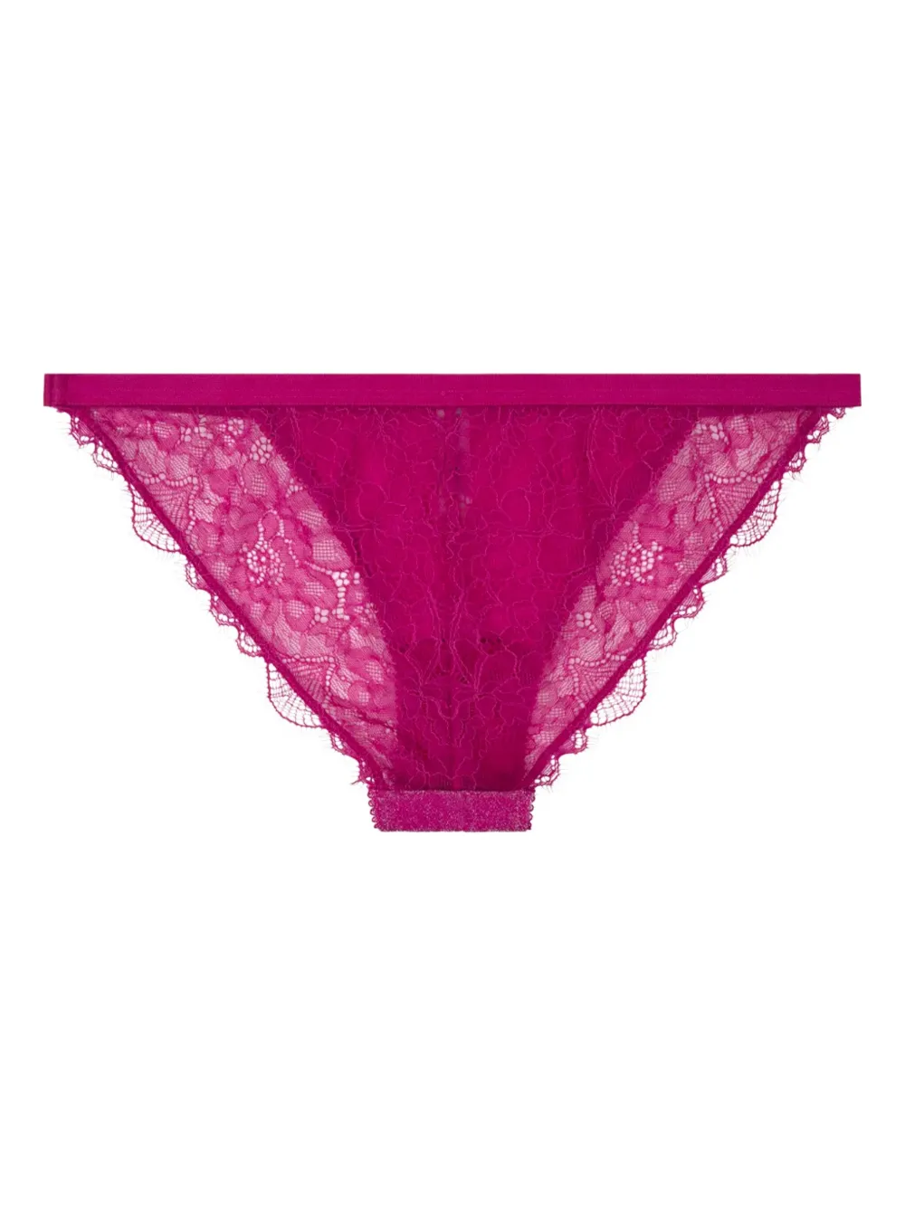 Love Stories Lace-trimmed Briefs In Pink