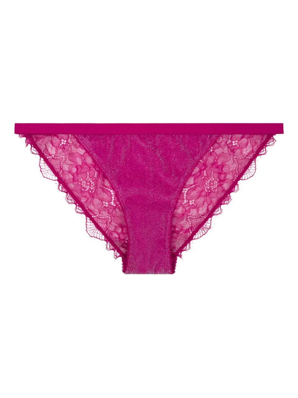 Love Stories Slip met afwerking van kant - Roze