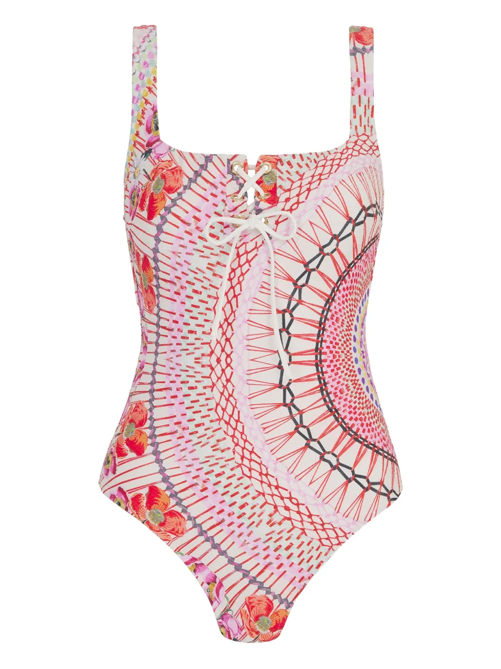 Temperley London Pomegranate フローラル ワンピース水着 - ピンク Temperley London Pomegranate フローラル ワンピース水着 - ピンク